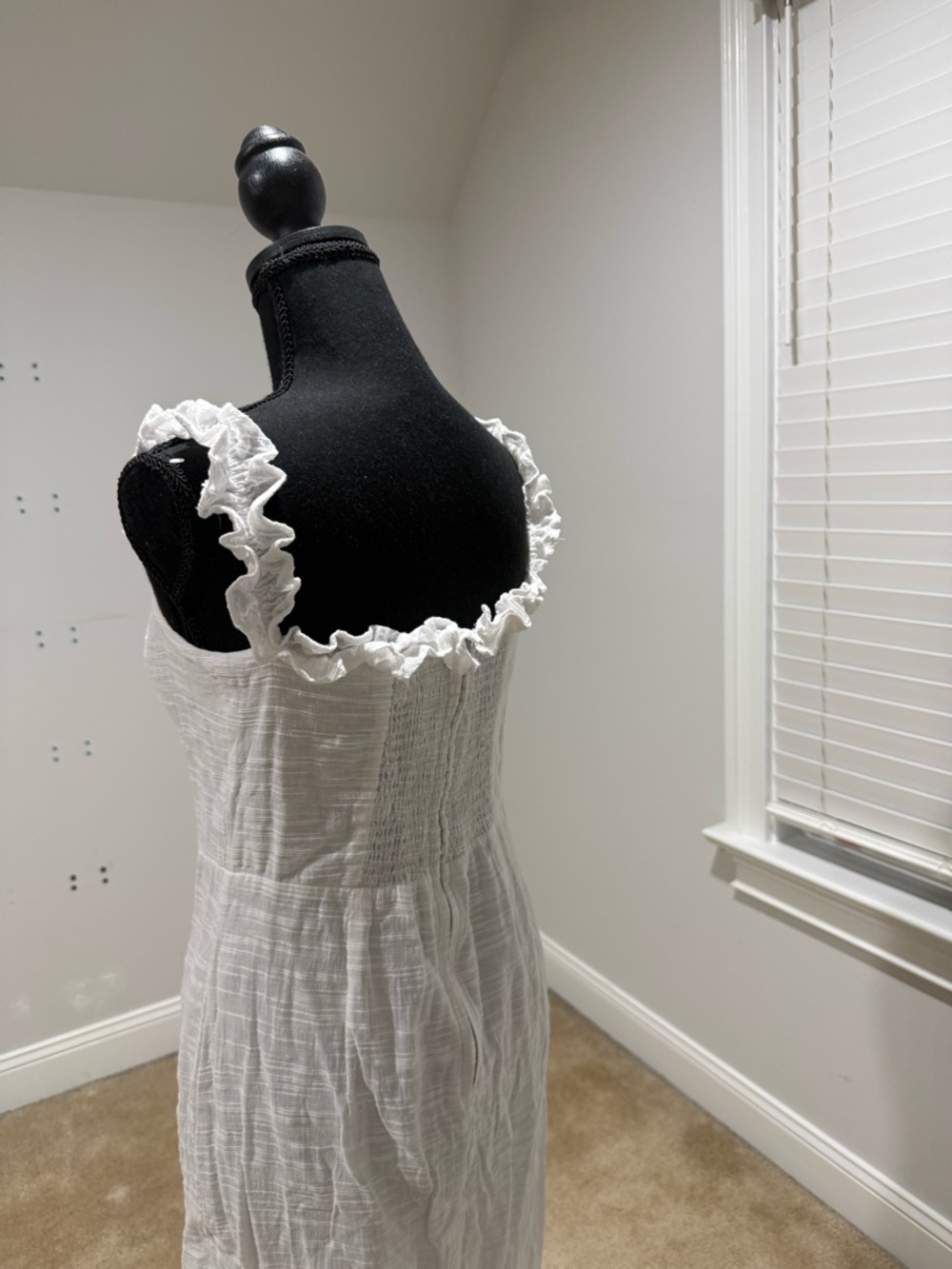 Petal & Pup White Lace-Trim Midi Dress - Picture 3 of 6